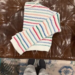 Hollister crochet Striped Sweater - XXS